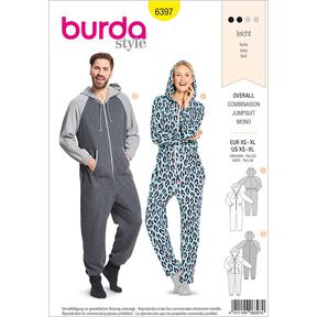 Onesie, Burda 6397 | 6 - 24| 34 - 46, 