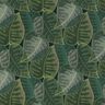 Decor Fabric Cotton Twill minimalist leaves – dark green,  thumbnail number 1