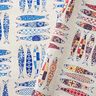 Decor Fabric Canvas Sardines – red/natural,  thumbnail number 5