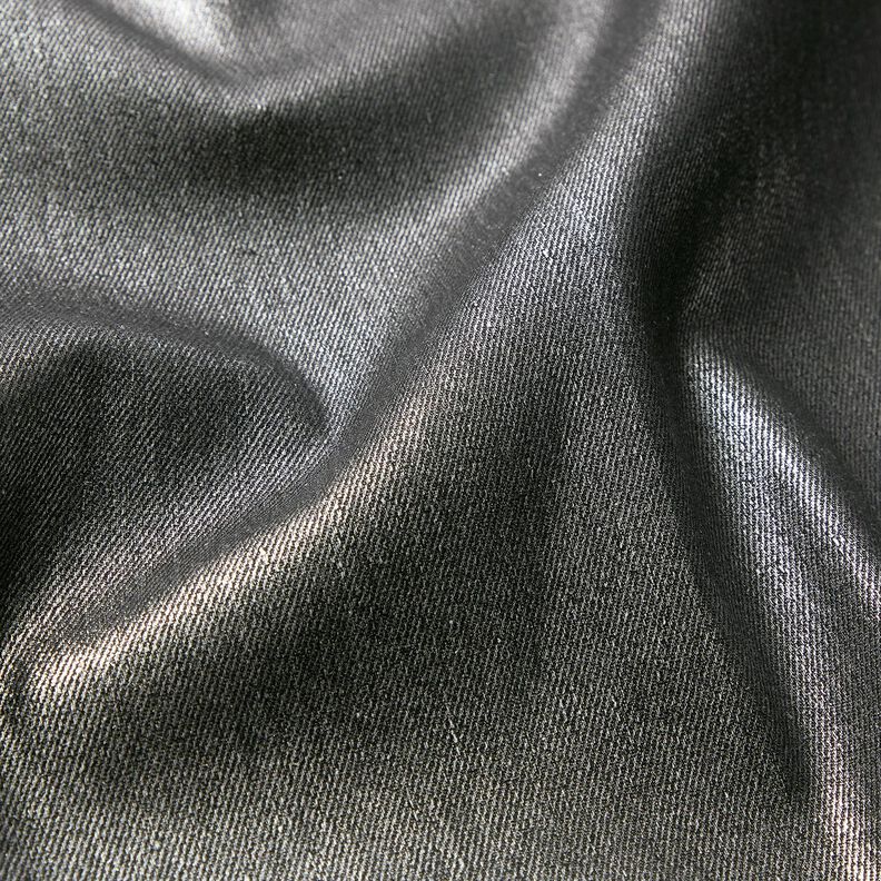 Denim Stretch Metallic – black/metallic silver,  image number 3