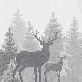 Panel Tapestry Fabric Stags – grey, 
