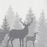 Panel Tapestry Fabric Stags – grey,  thumbnail number 1
