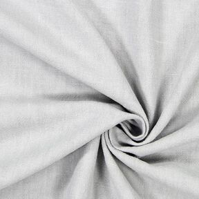 Linen fabric ramie mix stonewashed, heavy quality – light grey, 