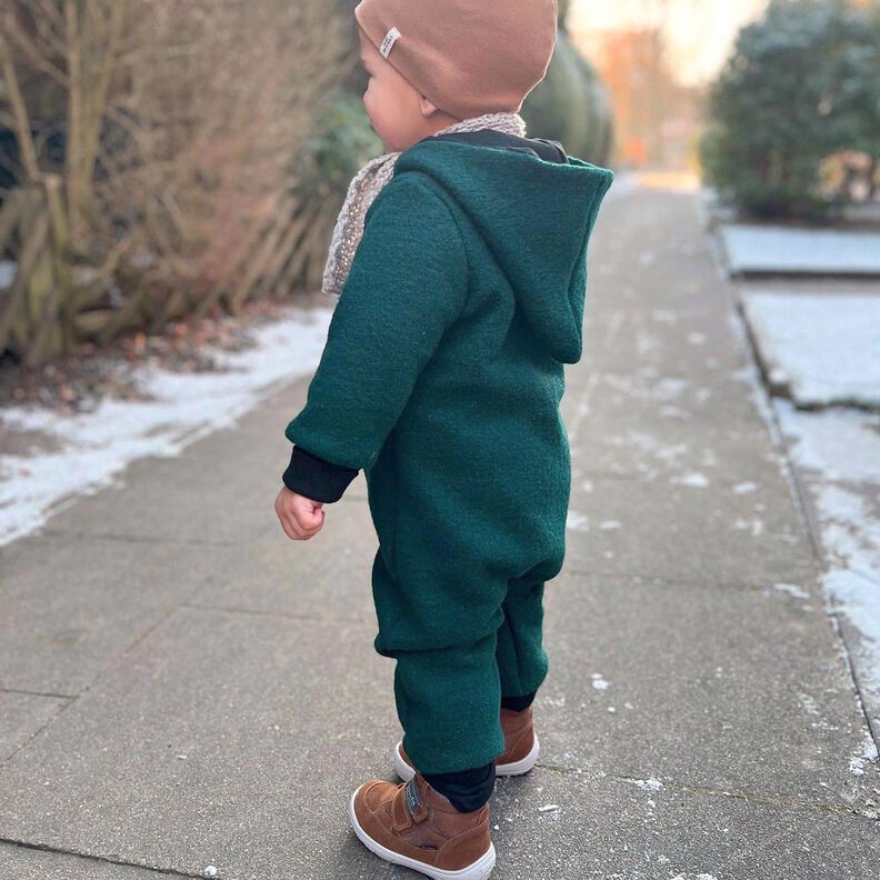 Fulled woollen loden – petrol, image number 6