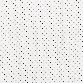 Glitter stripes and dots chiffon – white, 