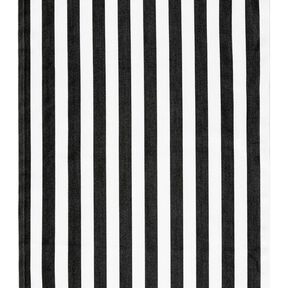 Outdoor Deckchair fabric Longitudinal stripes 44 cm – black, 