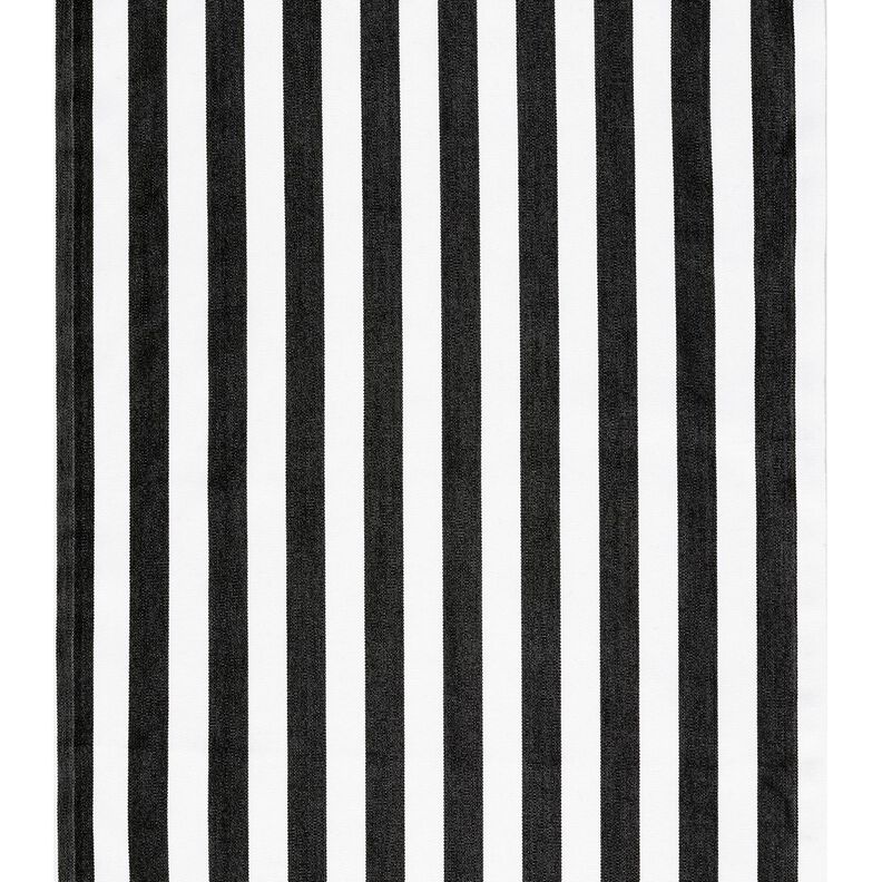 Outdoor Deckchair fabric Longitudinal stripes 44 cm – black,  image number 1