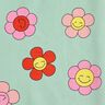 Coated Cotton cheerful flowers | Poppy Fabrics – mint/lemon yellow,  thumbnail number 7