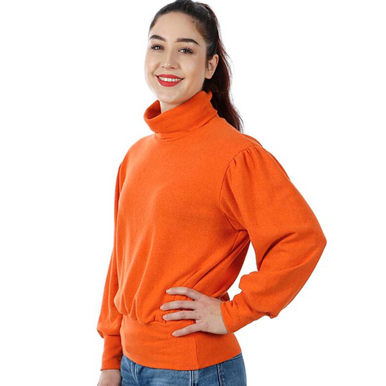 FRAU OKE Jumper with Gathered Sleeves and Deep Cuffs | Studio Schnittreif | XS-XXL,  image number 4