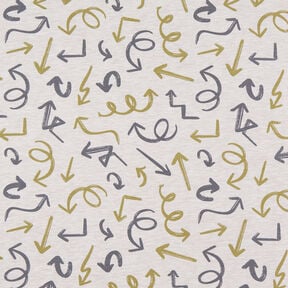Cotton Jersey Wild arrows | by Poppy natural, 