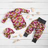 Cotton Jersey colourful flowers | Poppy Fabrics – grape,  thumbnail number 6