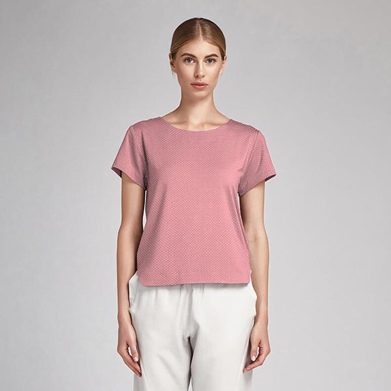 Cotton Poplin Little Dots – pink/white,  image number 7