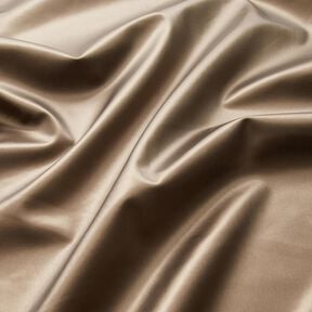 Upholstery Fabric Imitation Leather Shimmering – dark taupe, 