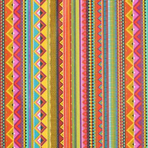 Coated Cotton ethnic stripes, 
