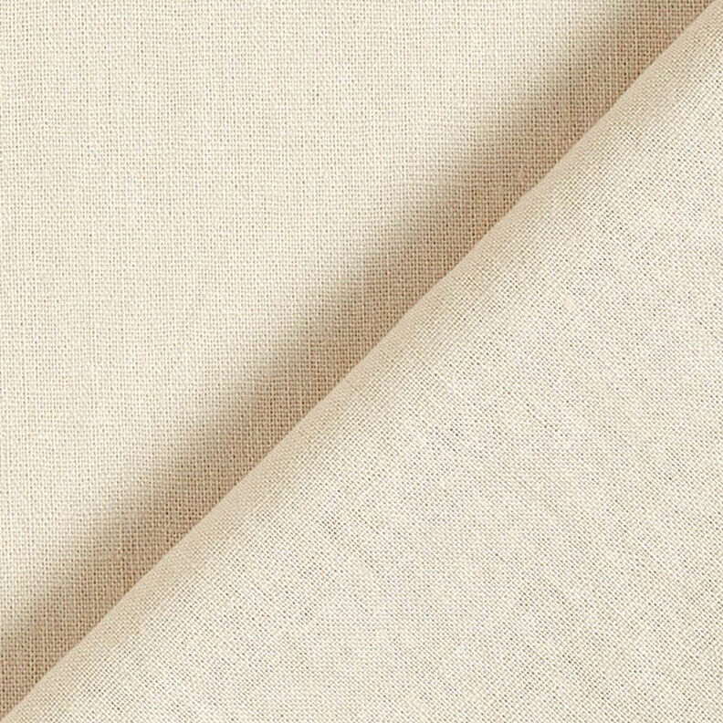 Linen Cotton Blend Plain – beige,  image number 3