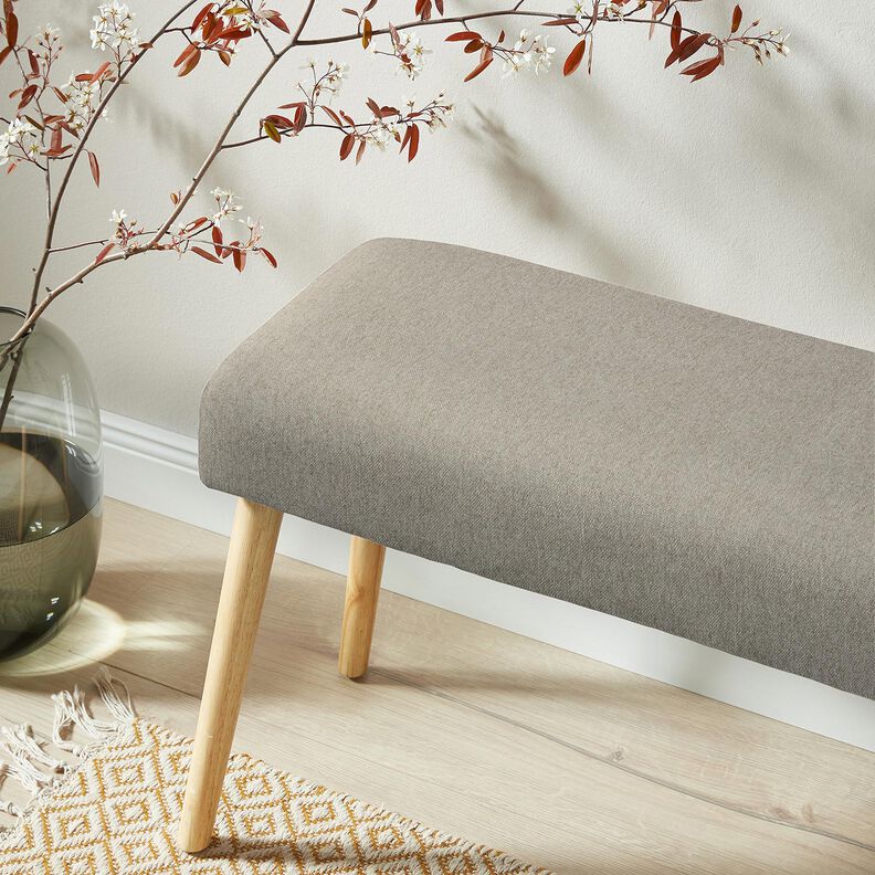 Upholstery Fabric classic plain – light taupe,  image number 4