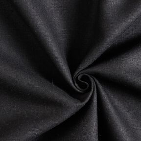 pure heavy linen Plain – black, 