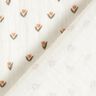 Double Gauze/Muslin mini tulips Digital Print – white,  thumbnail number 4