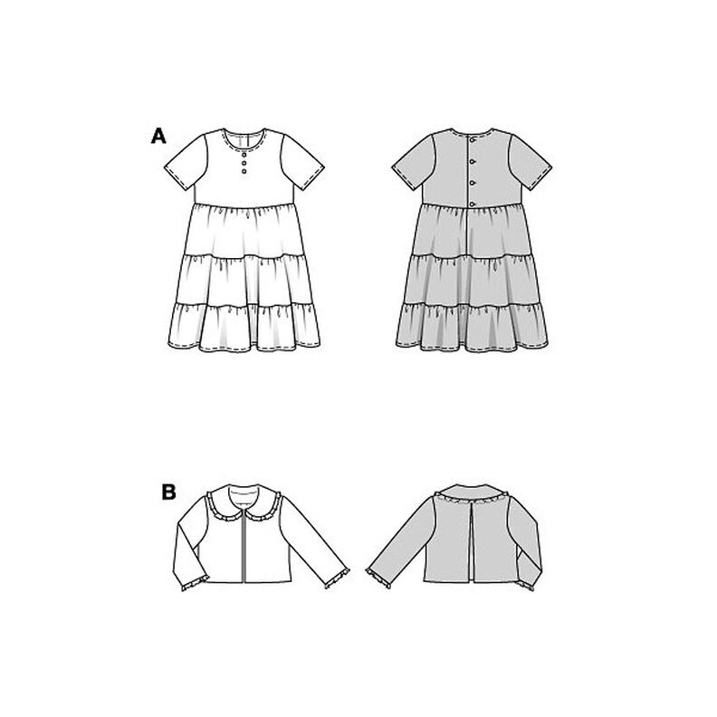 Jacket / Dress | Burda 9225 | 110-140,  image number 8