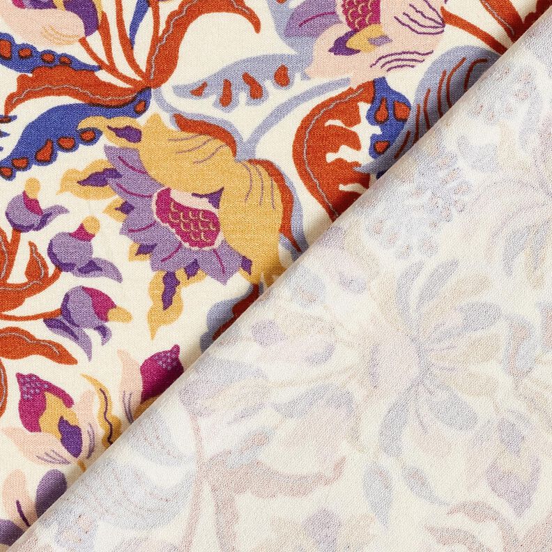 Viscose Jersey Flowers and Ornaments | Katia Fabrics – cream/lavender,  image number 4