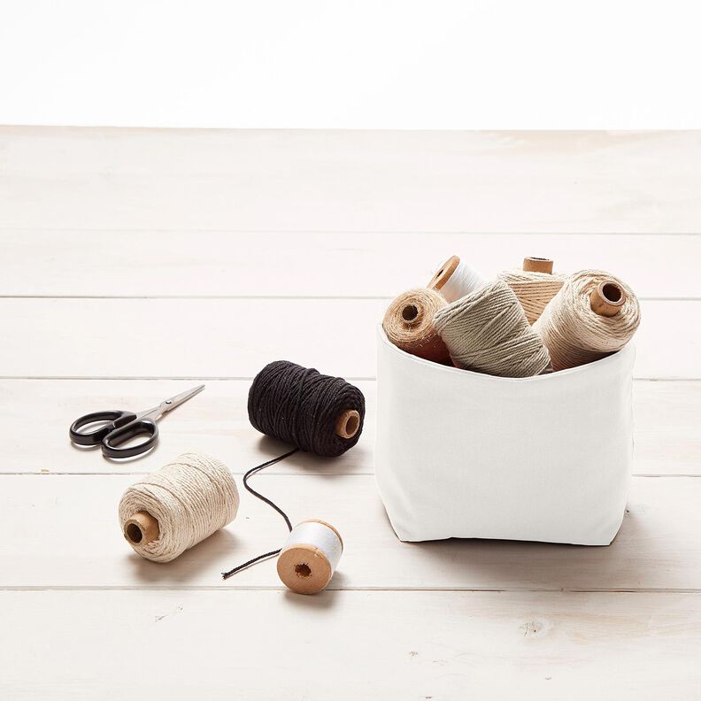 Cotton Cretonne Plain – offwhite, image number 7