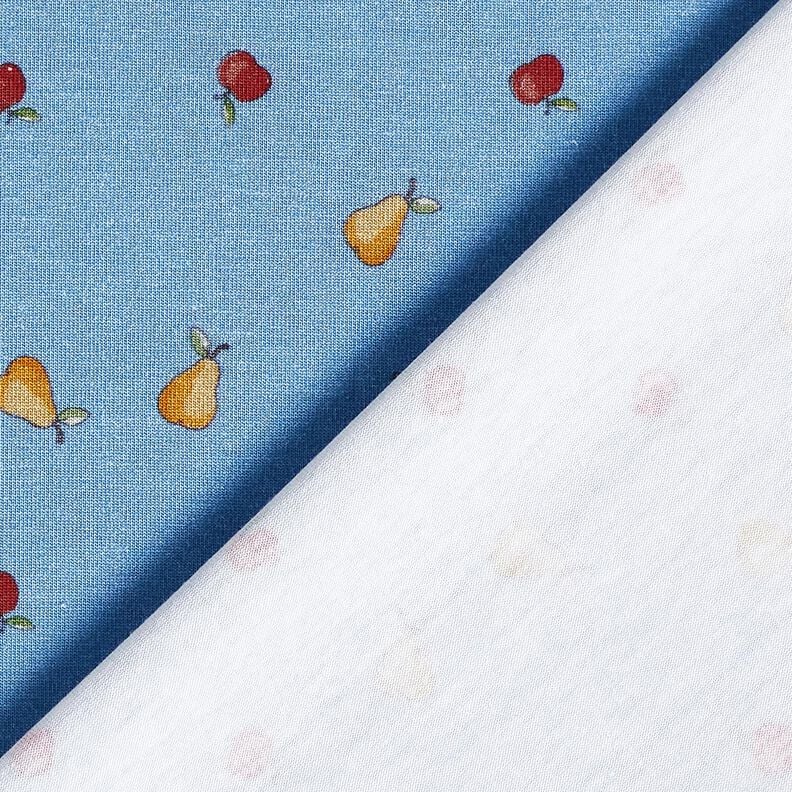 Cotton Jersey Apples and pears – denim blue,  image number 4