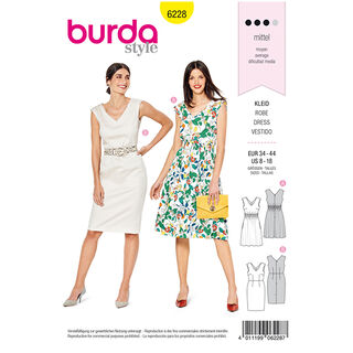 Shift Dress, Burda 6228 | 34 - 44, 