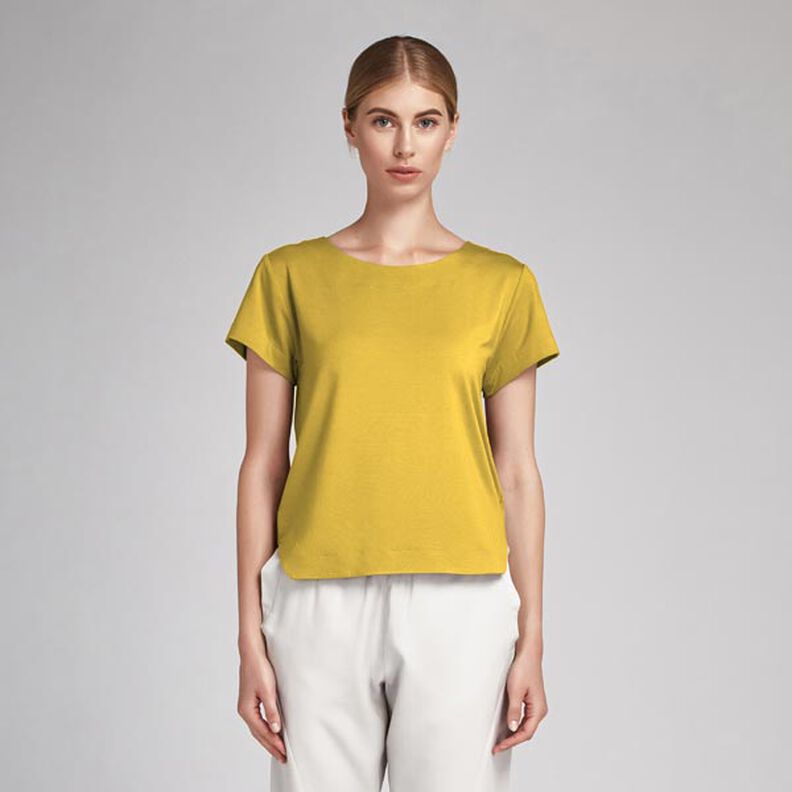 Cotton Poplin Plain – mustard,  image number 6