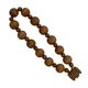 Magnetic Wooden Ball Tiebacks [51cm] – dark brown,  thumbnail number 1