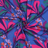 viscose fabric stretch Spring Garden | Nerida Hansen – royal blue/red lilac,  thumbnail number 3