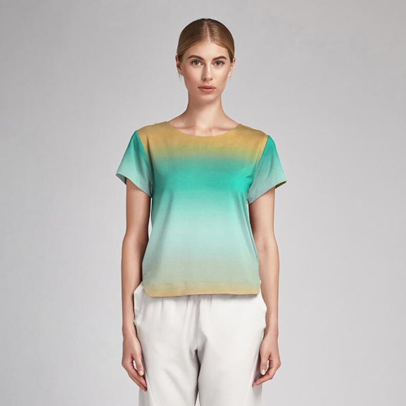 colour gradient satin – peppermint/sunglow,  image number 6