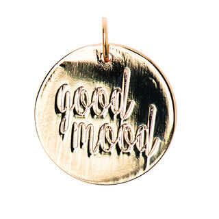 Pendant Mood [Ø17 mm] | Rico Design – gold metallic, 