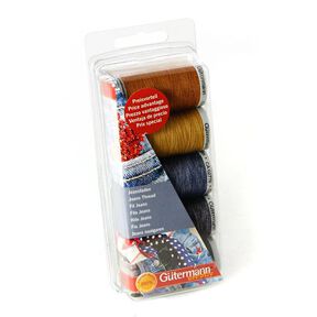 Jeans Thread Set | [5 spools] | Gütermann CREATIV, 