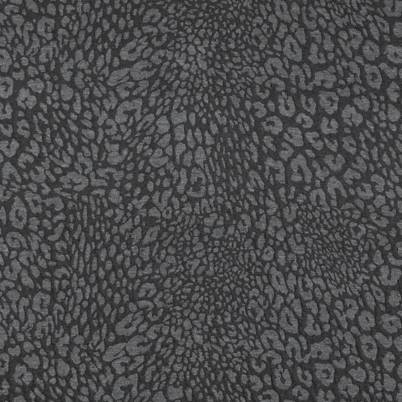 jacquard knit leopard – light grey/dark grey,  image number 1