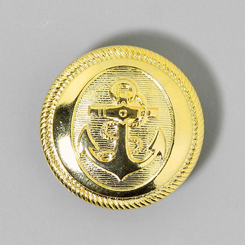 Metallic button Anchor – gold metallic,  image number 1