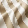 Outdoor Fabric Canvas Block Stripes – dark beige/ivory,  thumbnail number 2