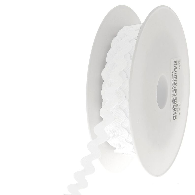 Serrated braid [12 mm] – white,  image number 3