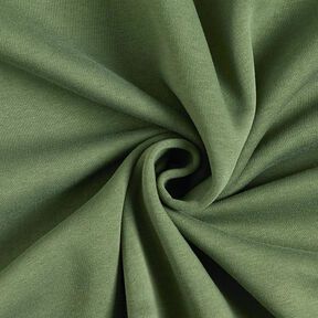 Brushed Sweatshirt Fabric – olive, 