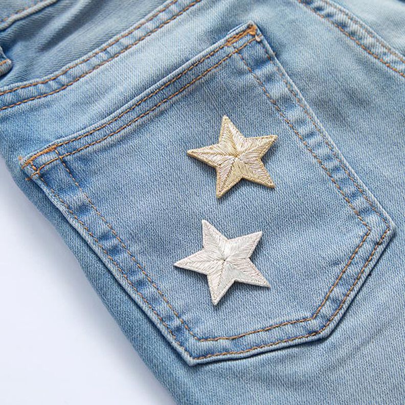 Patch Star – metallic gold,  image number 3