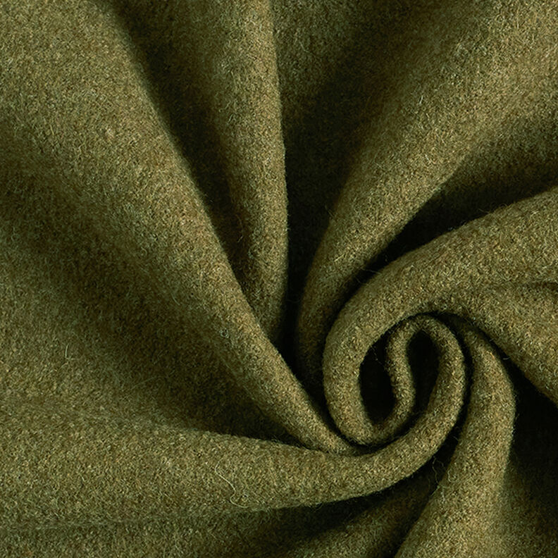 Fulled woollen loden Mottled – olive,  image number 1