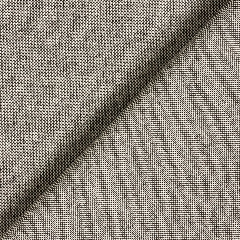 Decor Fabric Half Panama Two-tone – black/natural, image number 3