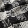 Coat fabric double weave check – black/white,  thumbnail number 2