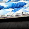 Quilted Fabric Mountains – royal blue/white,  thumbnail number 7