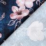 Cotton Jersey Blossoms & anchor | Glitzerpüppi – midnight blue/light dusky pink,  thumbnail number 4