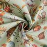Decorative fabric, half Panama dried plants, recycled – mint,  thumbnail number 3