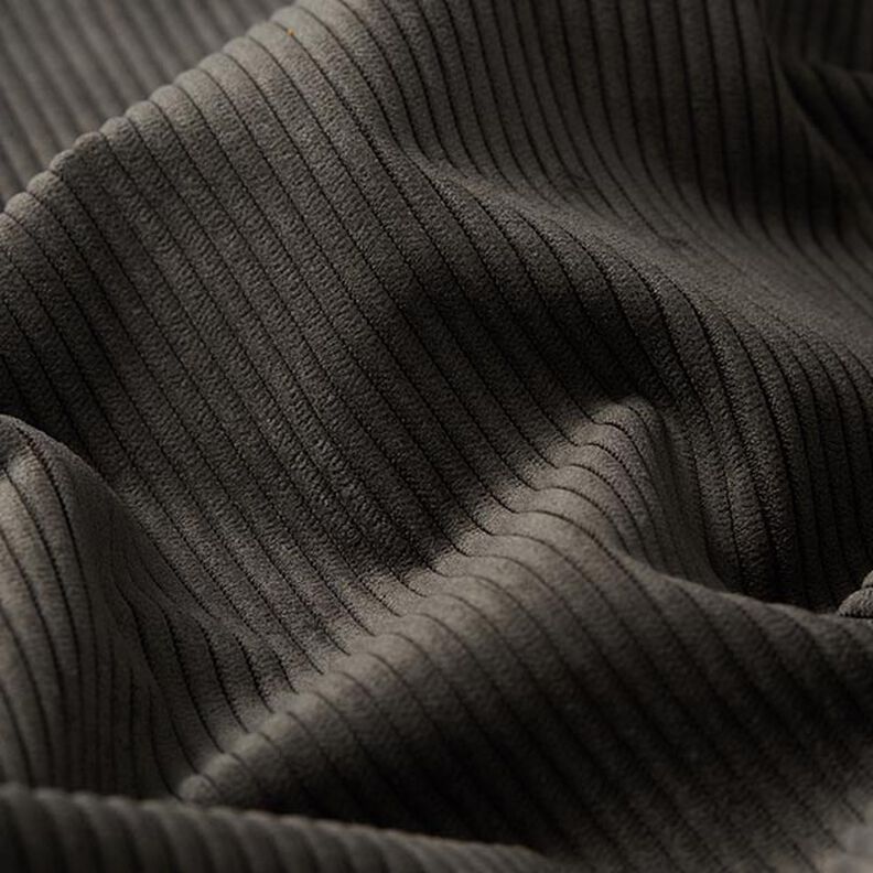 Upholstery Fabric Cord-Look Fjord – anthracite,  image number 2