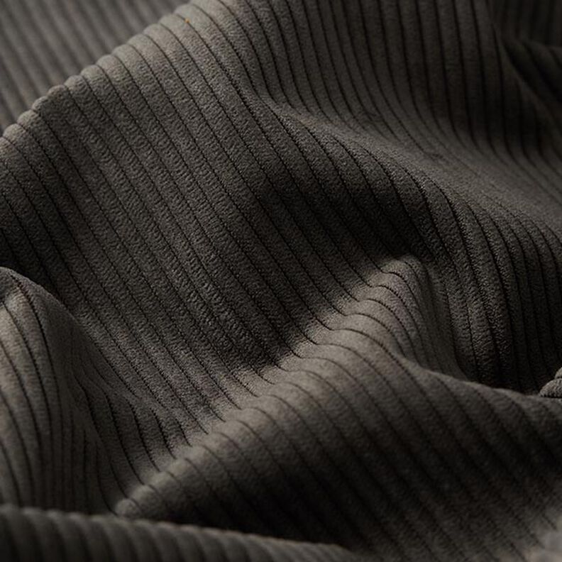 Upholstery Fabric Cord-Look Fjord – anthracite, image number 2