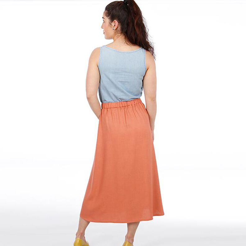 FRAU CARRY - wide skirt with elastic waistband in the back, Studio Schnittreif  | XS -  XXL,  image number 6