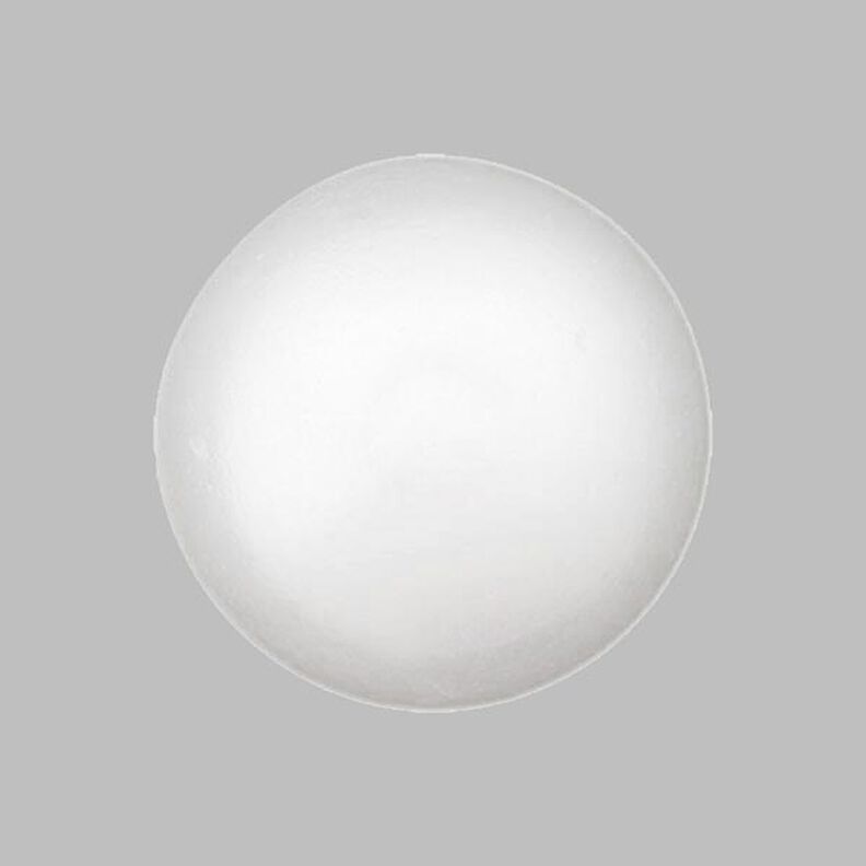 Shiny Poly Pearl Button - white,  image number 1
