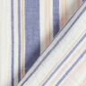 Double Gauze/Muslin yarn dyed stripes | Poppy – white/navy blue,  thumbnail number 4